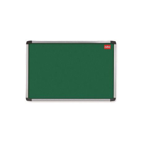 Nobo Elipse Notice Board - Aluminium Frame (900mm x 900mm) - Green