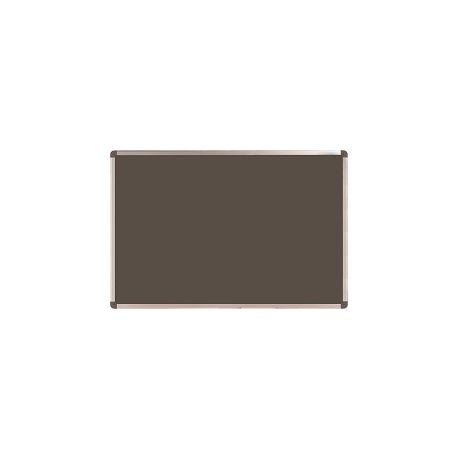 Nobo Elipse Notice Board - Aluminium Frame (900mm x 900mm) - Grey