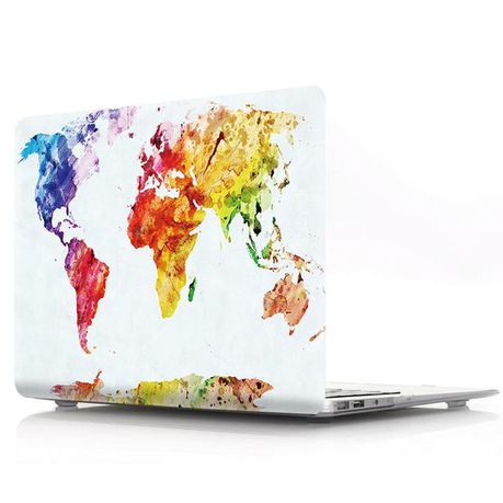 Macbook Pro 13 Retina 2016 Touch Hard Case - Rainbow Earth Colourful