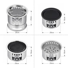 Load image into Gallery viewer, Portable Stainless Steel Wood Burning Stove
