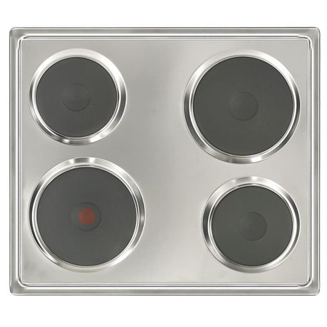 Defy - Slimline Solid No Control Panel Hob - Silver