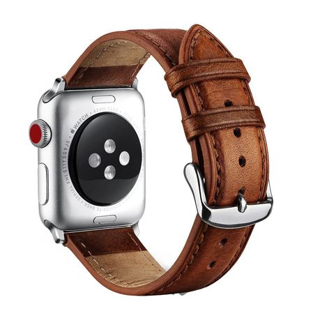 Killerdeals Leather Strap for 42mm Apple Watch - Dark Brown Buy Online in Zimbabwe thedailysale.shop