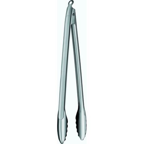 Roesle Braai Tongs with One-Hand Lock-Unlock Mechanism Stainless Steel 40cm