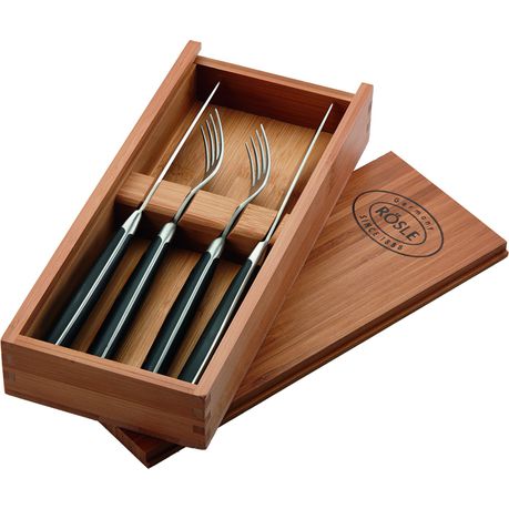 Roesle 4 Piece Steak Knife & Fork Set