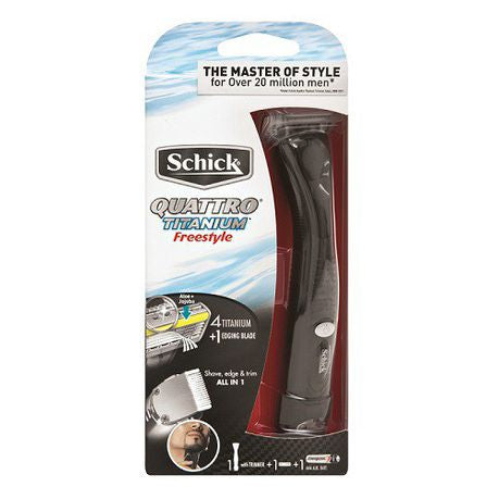 Schick Quattro Titanium Freestyle Male Razor