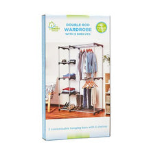 Load image into Gallery viewer, Retractaline - The Laundry House Double Rod Closet with 5 shelves
