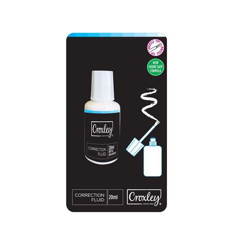 Croxley: Correction Fluid Bottle - 20ml