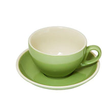 Load image into Gallery viewer, Regent - 220ml Tea Cup &amp; Saucer - Green Gloss Finish
