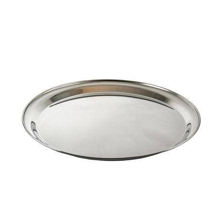 Bar Butler - Round Serving Tray - Silver Buy Online in Zimbabwe thedailysale.shop