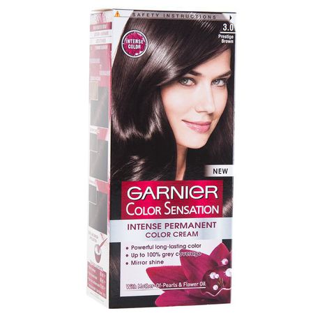 x 1 Garnier Colour Sensation Prestige Brown - (Colour: 3) Buy Online in Zimbabwe thedailysale.shop