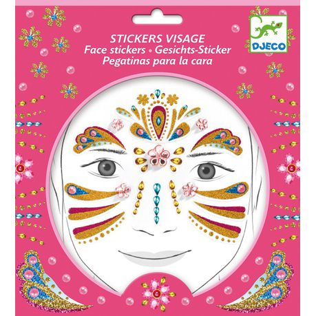 Djeco Face Stickers - Gold Princess (Glitter) Buy Online in Zimbabwe thedailysale.shop