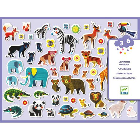 Djeco Foam Stickers - Mothers & Babies Buy Online in Zimbabwe thedailysale.shop