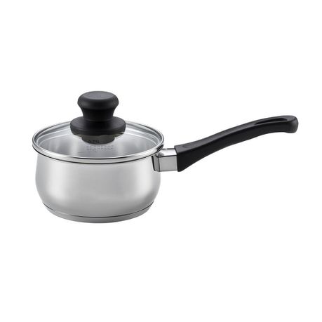 Scanpan - 1 Litre Classic Steel Saucepan with Lid - Silver