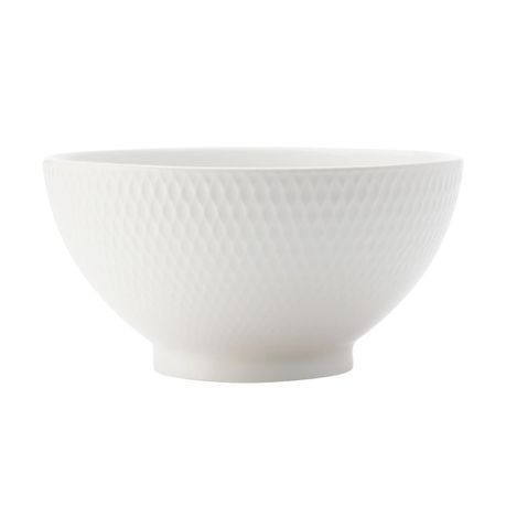 Maxwell & Williams - 12cm White Basics Diamonds Rice Bowl - Set of 6 Buy Online in Zimbabwe thedailysale.shop