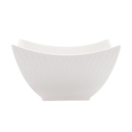 Maxwell & Williams - 16cm White Basics Diamonds Square Soup Bowl - Set of 6