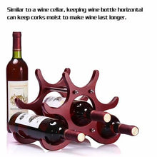 Load image into Gallery viewer, Mix Box Wooden Wine Bottle Holder - Red
