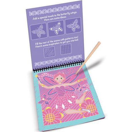 Melissa & Doug Fairy Tales Colour - Reveal Pad