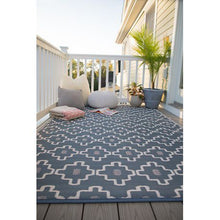 Load image into Gallery viewer, Fab Habitat Outdoor / Indoor Rug Copenhagen Multi Gray
