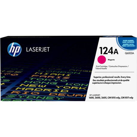 HP 124A Laserjet 2600/2605/1600 Magenta Print Cartridge Buy Online in Zimbabwe thedailysale.shop