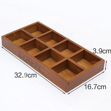 Load image into Gallery viewer, Classic Retro Wooden Desktop Storage Box - 8 Grid
