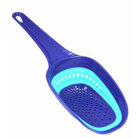 Squish - Collapsible Silicone Pasta Rice Scoop - Blue