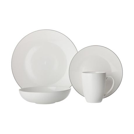 Maxwell & Williams - Edge Coupe Dinner Set - Set of 16