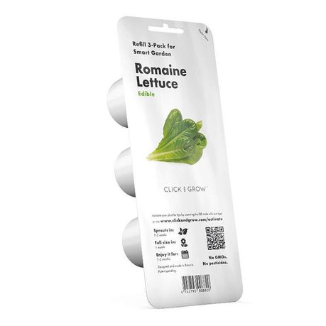 Click and Grow Romaine Lettuce Refill for Smart Herb Garden - 3 Pack