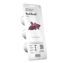 Load image into Gallery viewer, Click and Grow Red Basil Refill for Smart Herb Garden - 3 Pack
