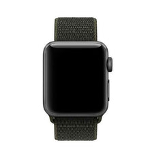 Load image into Gallery viewer, Nylon Loop Sports Strap for Apple Watch - Cargo Khaki (42mm)
