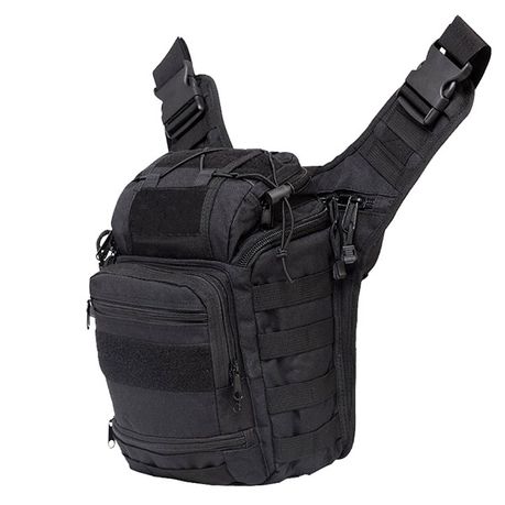 Multi-functional Tactical Messenger Bag - Black