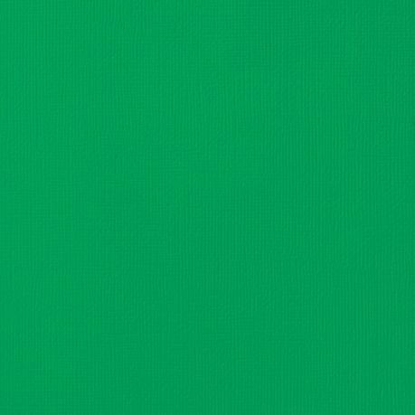 American Crafts Cardstock 12x12 Textured - Emerald