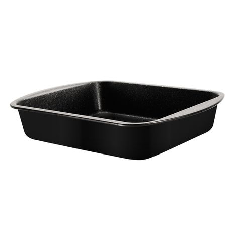 Berlinger Haus 40cm Marble Coating Oblong Roaster - Black Rose Collection