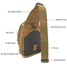 Load image into Gallery viewer, Tactical Shoulder Bag - Khaki
