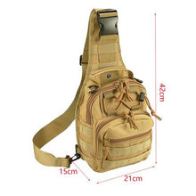 Load image into Gallery viewer, Tactical Shoulder Bag - Khaki
