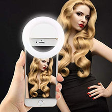 Load image into Gallery viewer, Portable Mini LED Ring Selfie Light
