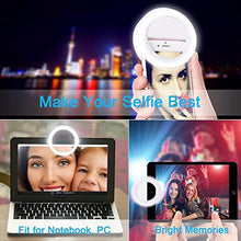 Load image into Gallery viewer, Portable Mini LED Ring Selfie Light
