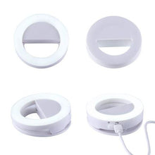 Load image into Gallery viewer, Portable Mini LED Ring Selfie Light
