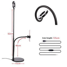 Load image into Gallery viewer, 2 in 1 Cell Phone Holder with Selfie Ring Light Stand
