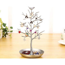 Load image into Gallery viewer, Antique Birds Tree Stand Jewelry Display Holder
