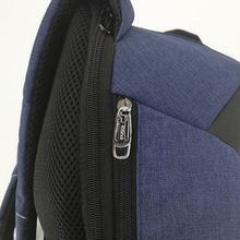 Load image into Gallery viewer, Iconix Upgraded Anti-Theft Laptop Backpack with USB Charging Port - Navy
