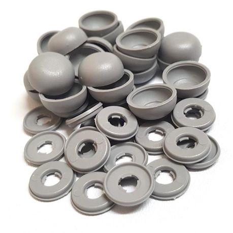 ViewProtect Cover Caps & Washers Grey x 24