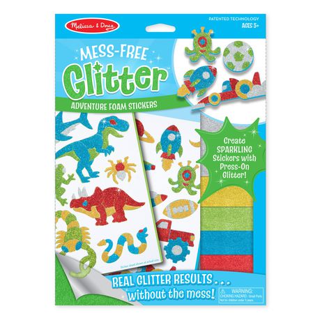 Melissa & Doug Adventure Foam Stickers - Mess Free Glitter Buy Online in Zimbabwe thedailysale.shop