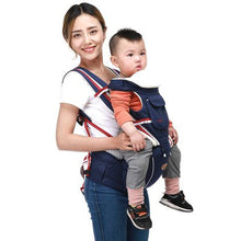 Load image into Gallery viewer, Luxury Multifunctional Hipseat Ergonomic Baby Carrier-  Blue
