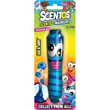 Scentos Scented Bullet Tip Marker - Blueberry Buy Online in Zimbabwe thedailysale.shop