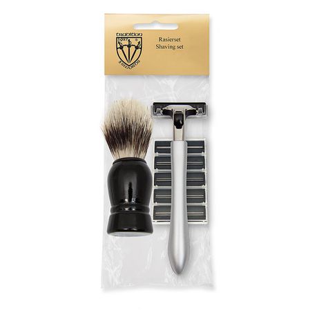 Kellermann 3 Swords Set: Shaving brush, Razor, Spare Blades PL 6808 Buy Online in Zimbabwe thedailysale.shop