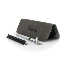 Load image into Gallery viewer, Troika Black is Beautiful Pencil Case with Construction Set Ruler
