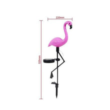 Load image into Gallery viewer, Iconix Flamingo Solar Standing Lights
