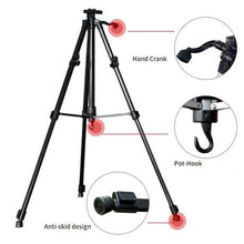 Load image into Gallery viewer, Aluminium Alloy Folding Painting Easel - Black
