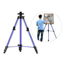 Load image into Gallery viewer, Aluminium Alloy Folding Painting Easel - Blue
