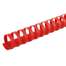 Load image into Gallery viewer, GBC: 10mm 21 Loop PVC Binding Combs - Red (100 Pack)
